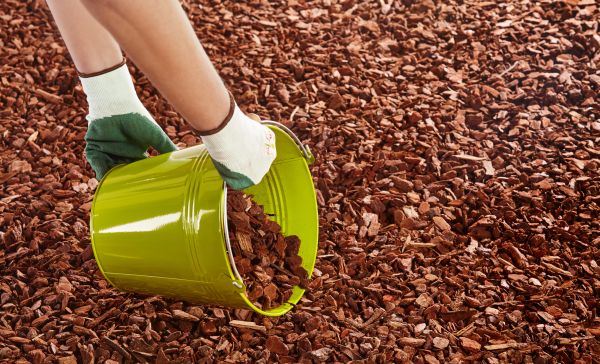 Wood Chip Landscaping in Oconomowoc