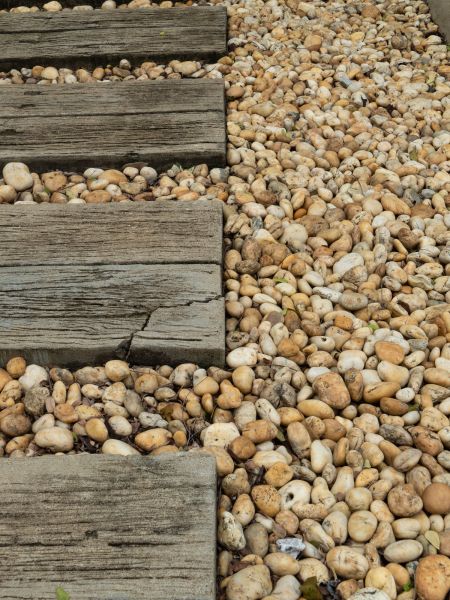 Pea Rock Installation in Oconomowoc